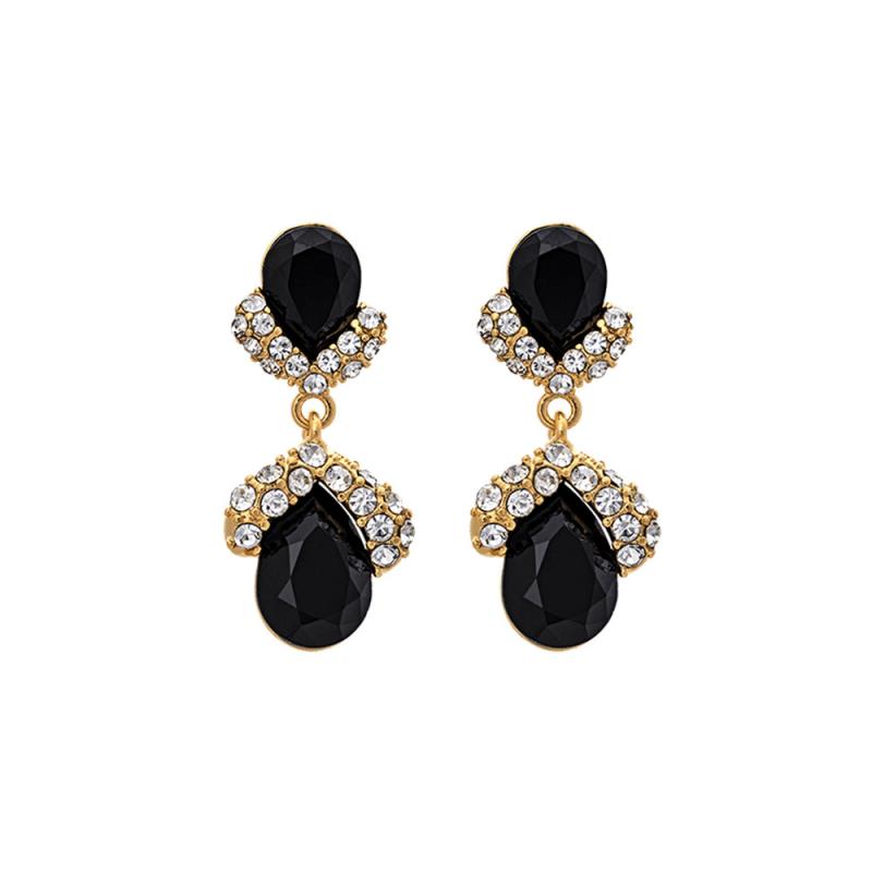 PETITE GRACE EARRINGS - JET