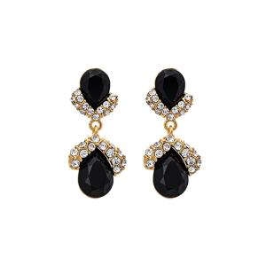 PETITE GRACE EARRINGS - JET