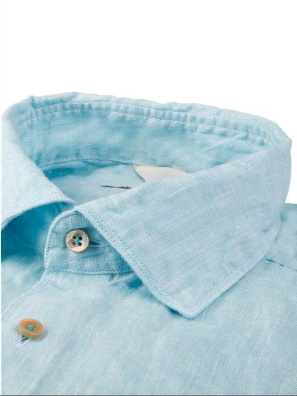 Ljusblå Linneskjorta