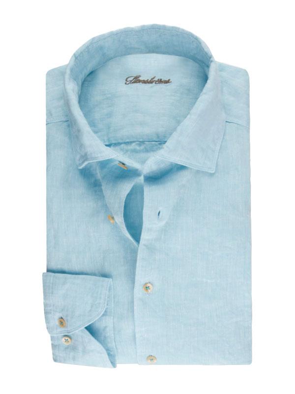 Ljusblå Linneskjorta