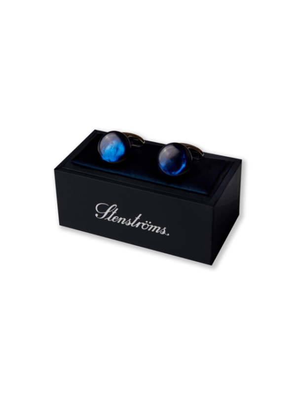 Blå Pärlemor Manschettknappar