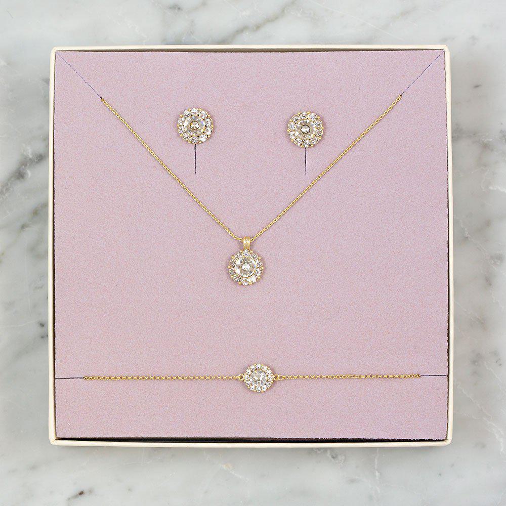 Miss sofia crystal/ gold 3 pcs SET