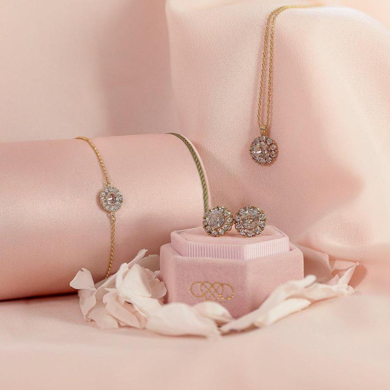 Miss sofia crystal/ gold 3 pcs SET