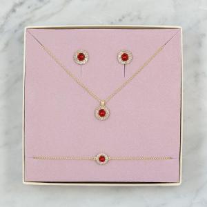 MISS SOFIA SCARLET RED 3 PCS SET