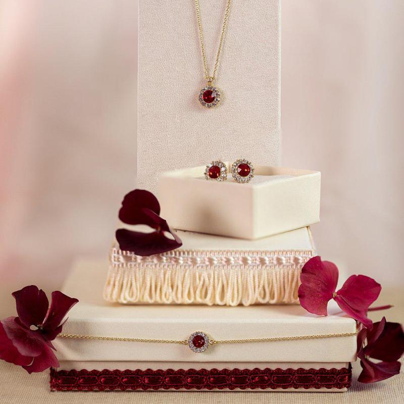 MISS SOFIA SCARLET RED 3 PCS SET