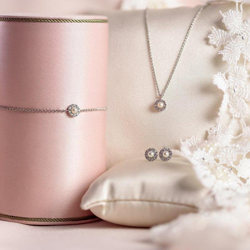 petite miss sofia pearl/ silver 3 pcs Set