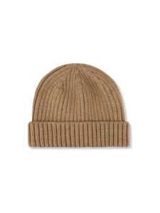 Hat, Ribbed Logo Merino wool
