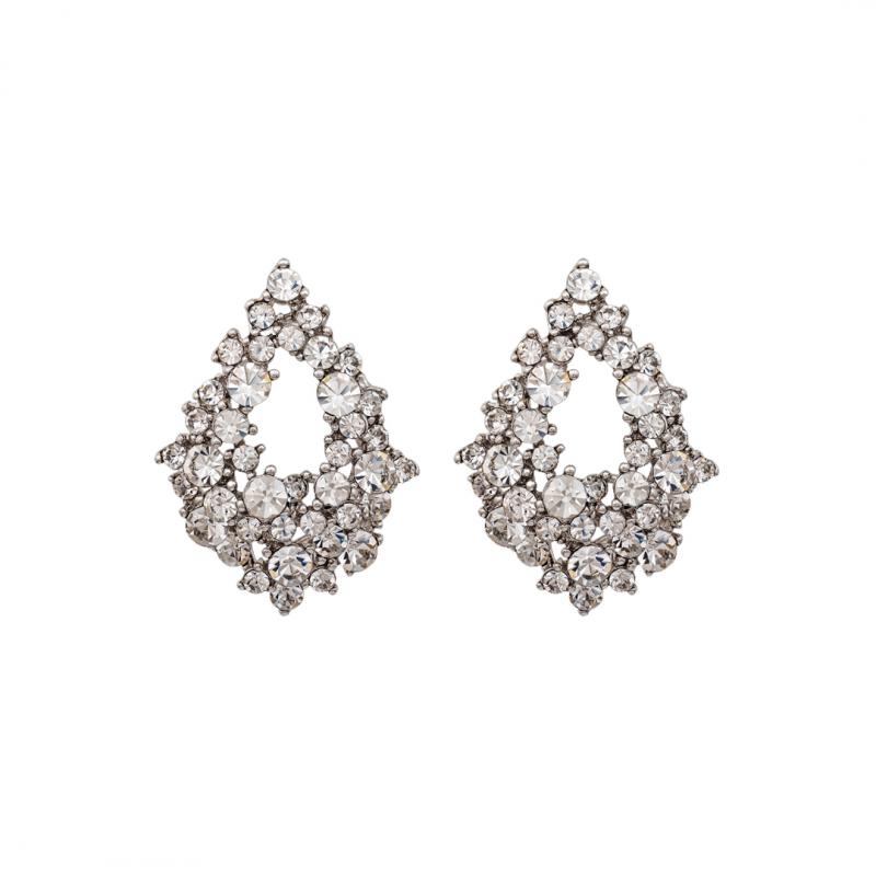 Alice Earrings - Crystal