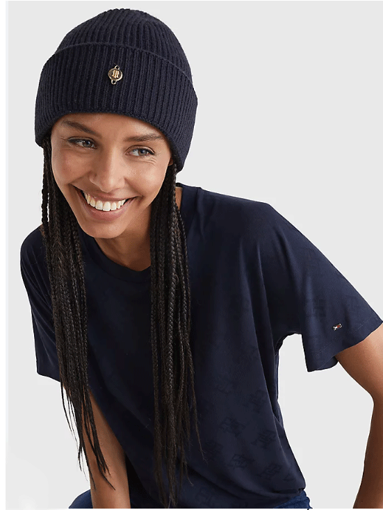 TH ELEVATED BEANIE One size Mörkblå