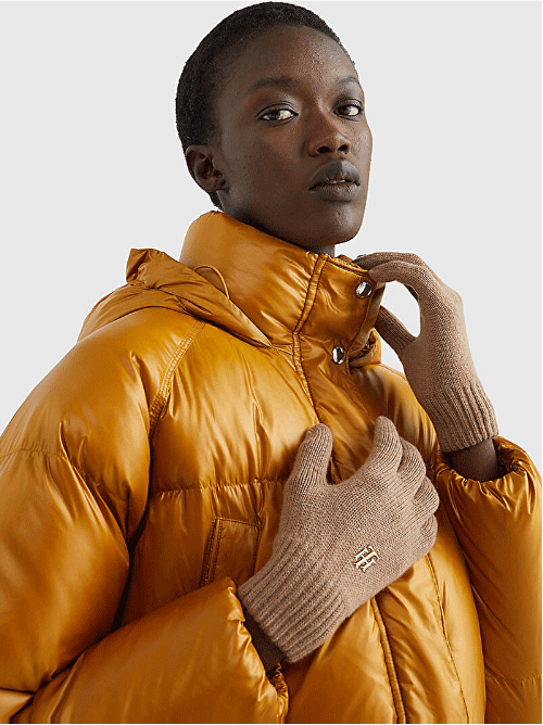 LUXE CASHMERE GLOVES One size Beige