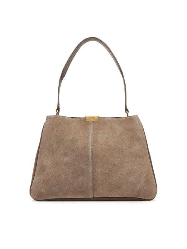 CASUAL LEATHER SHOULDER BAG SUED