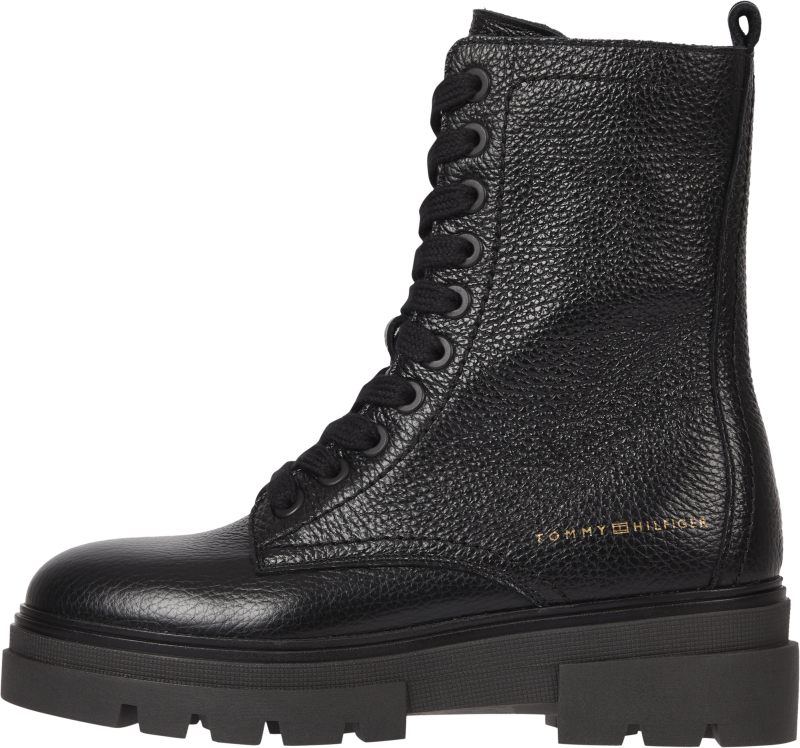 MONOCHROMATIC LACE UP BOOT