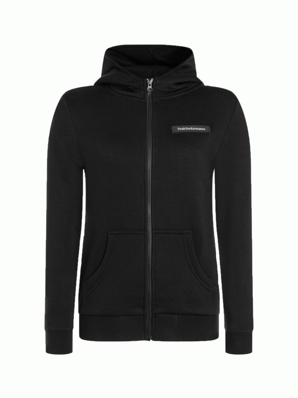 W Logo zip Hood Sweatshirt