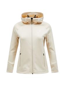 W Rider Zip Hood-Sand Fog