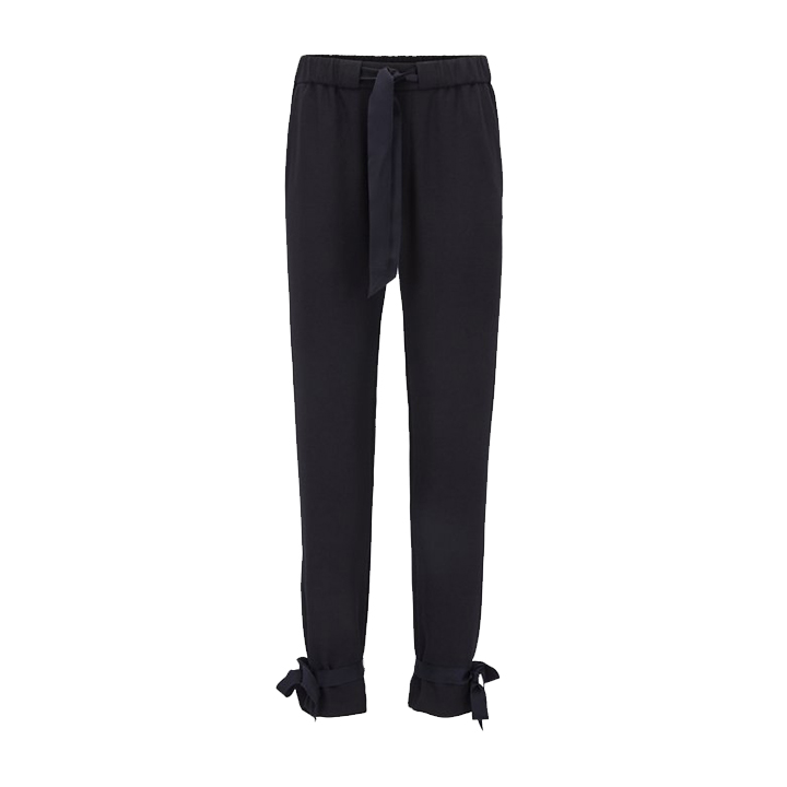 Satapy Regular Fit Crepe Trousers
