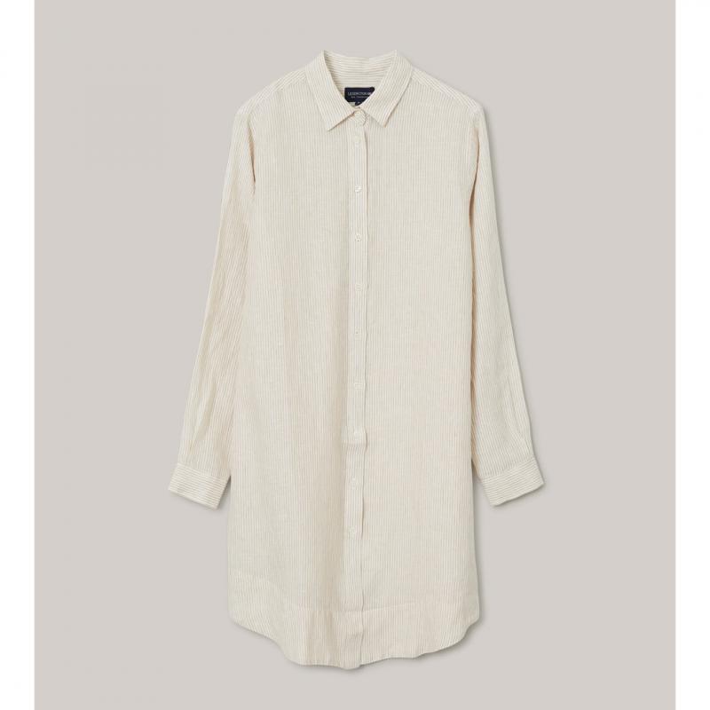 Isa Linen Shirt Dress