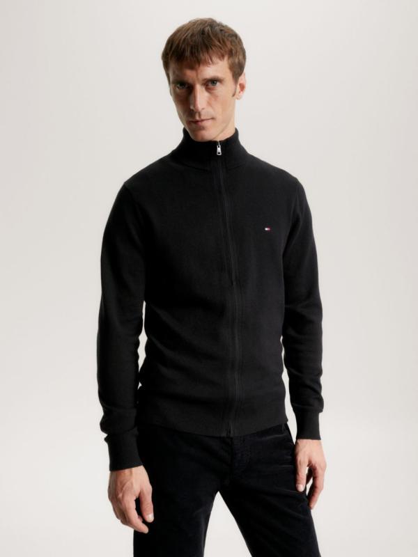 PIMA ORG CTN CASHMERE ZIP THRU