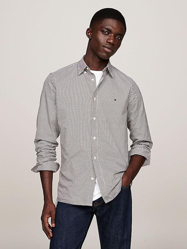 MICRO GINGHAM POPLIN SF SHIRT