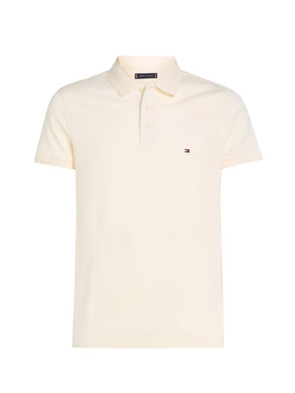 PRETWIST MOULINE SLIM FIT POLO