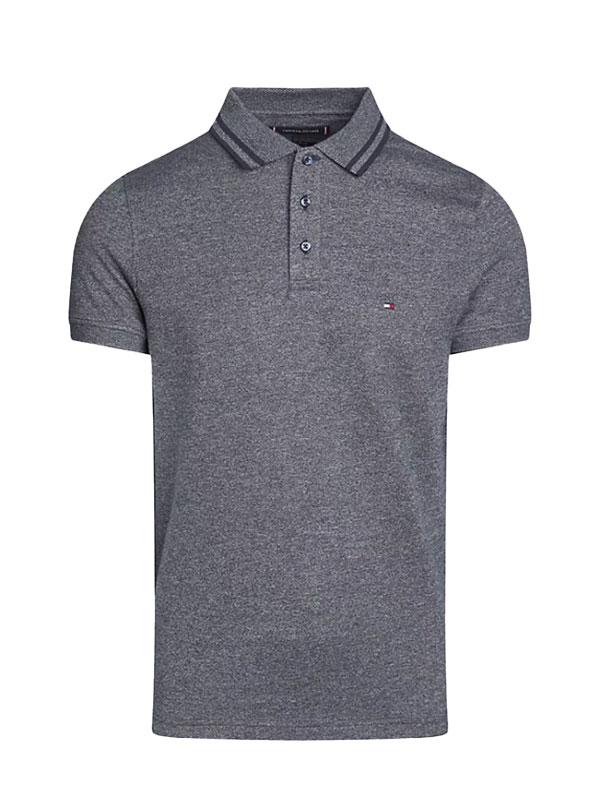 PRETWIST MOULINE SLIM FIT POLO