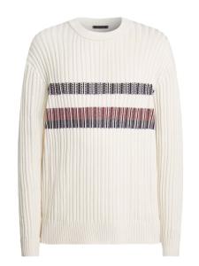 GLOBAL STRIPE CHUNKY RIB C NK