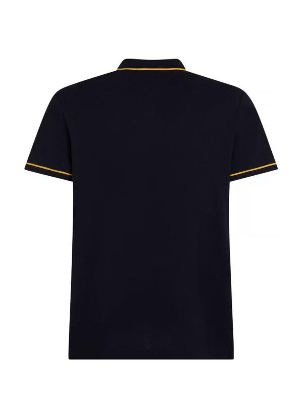 OPEN COLLAR TIPPED POLO