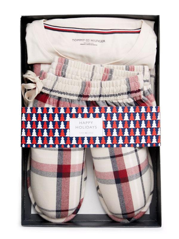 GIFT PYJ FLANNEL PANTS & SLIPPER