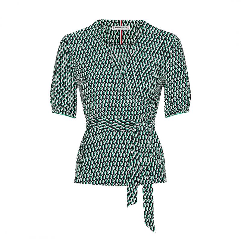 Viscose Wrap Blouse
