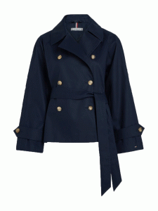 COTTON BELTED PEACOAT