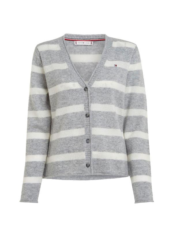 SOFT WOOL V-NK CARDIGAN