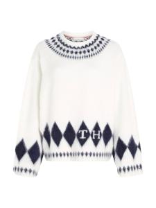 FAIRISLE OVERSIZED C-NK SWEATER