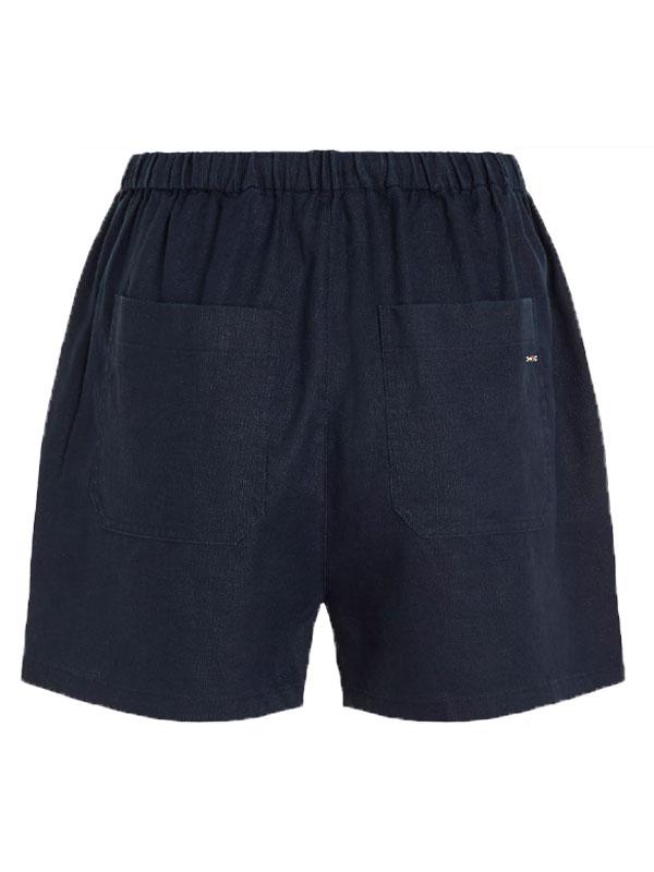 PULL ON CASUAL LINEN SHORT