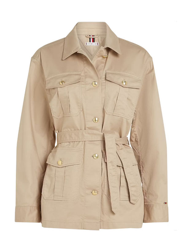 GOLD BUTTON UTILITY JACKET