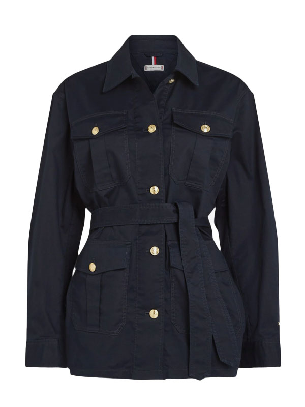 GOLD BUTTON UTILITY JACKET