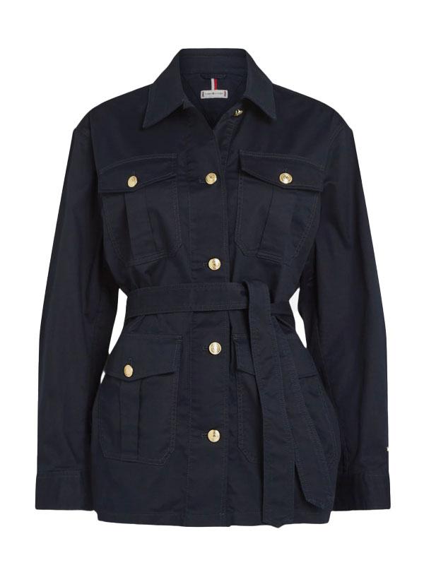 GOLD BUTTON UTILITY JACKET