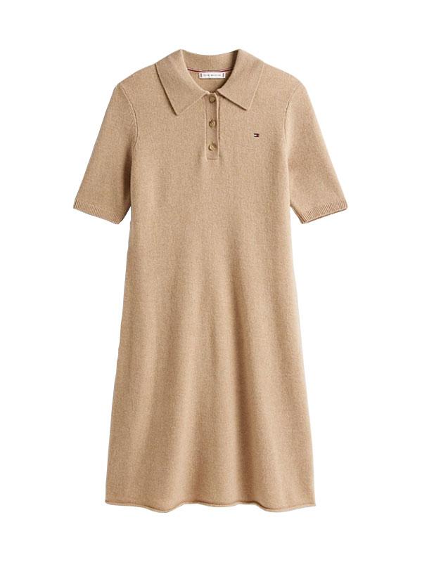 SOFT WOOL HALF SL F&F POLO DRESS