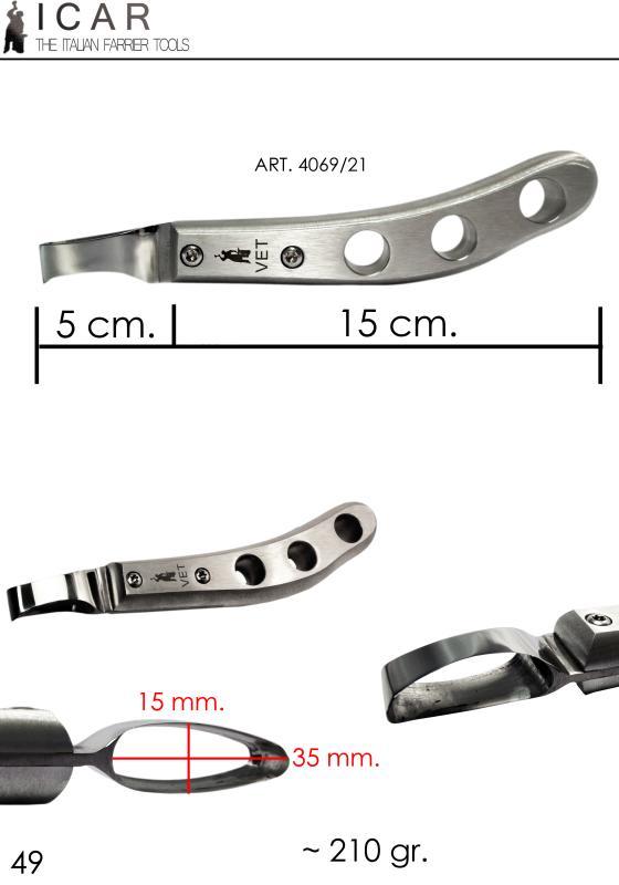 ICAR Vet 2.0 Loop Hovkniv 35mm