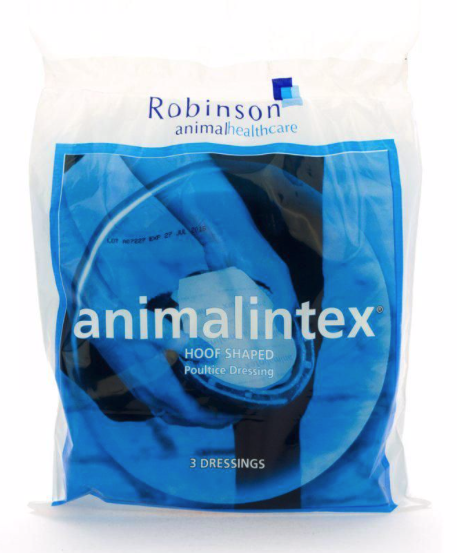 Animalintex Hoof Shaped Poultice Dressing 3-pack Hovdressing