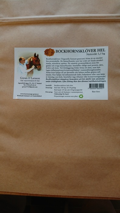 Bockhornsklöver Hel 600g