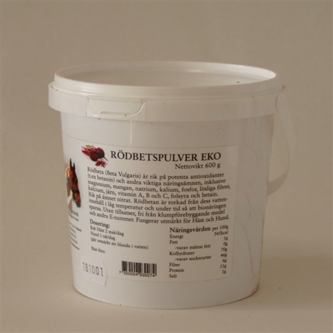 Rödbetspulver EKO 600 gr