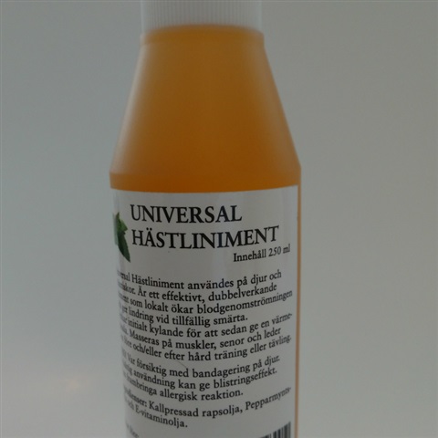 Hästliniment Universal( Pepparmyntsolja) 250 ml