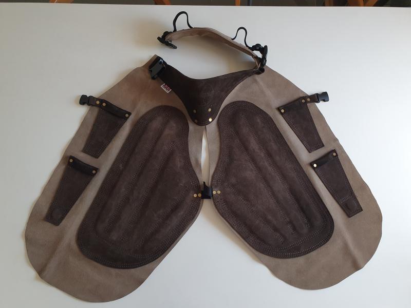 3:rd Millennium Hovslagarförkläde + Ryggplatta Långt