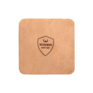 Werkman Leather Pads Lädersula 4mm 16cmx16cm