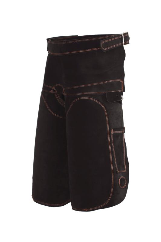 Förkläde Con Cuero Mocka Kort