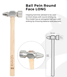 Smideshammare Ridolfo Ball Pein Round Face Long