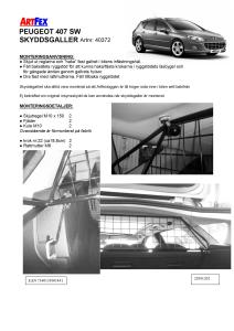 Artfex lastgaller PEUGEOT 407 SW
