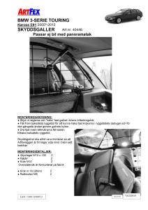 Artfex Lastgaller BMW 3-serie Touring 2006-2011 E91