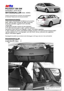 Artfex lastgaller PEUGEOT 508 SW  Generation I 2010-2018