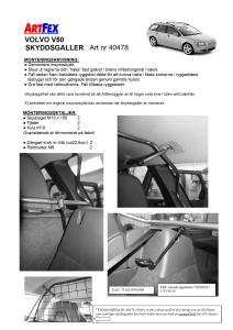 Artfex Lastgaller Volvo V50 2004-