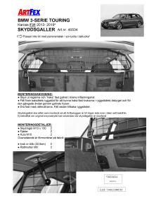 Artfex Lastgaller BMW 3-Serie Touring 2012-2019 F31